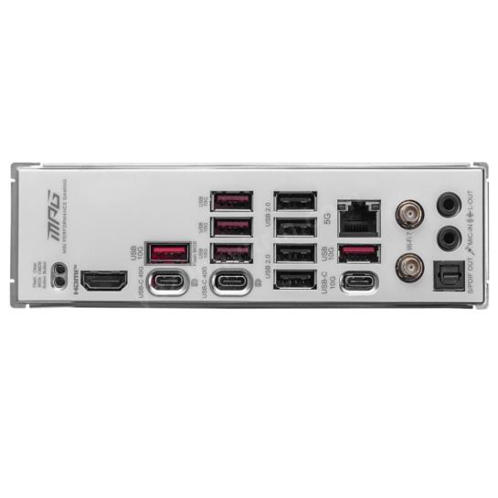 MSI MPG X870E EDGE TI WIFI AM5 DDR5 8400MHZ(OC) USB4 4x M.2 HDMI 5G LAN WIFI 7 RGB ATX Res4