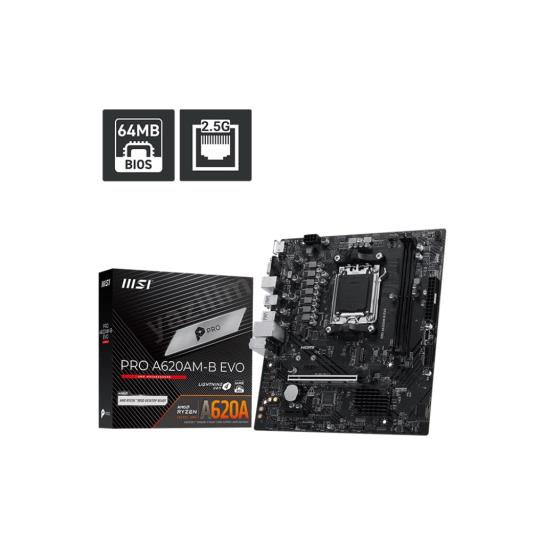 MSI PRO A620AM-B EVO AM5 DDR5 6800(OC) ANAKART Res6