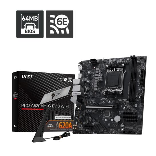 msı pro a620am-g evo wıfı gamıng anakart ürün fotoğrafı msı pro a620am-g evo wıfı gamıng anakart resmi, msı pro a620am-g evo wıfı gamıng anakart fotoğrafı