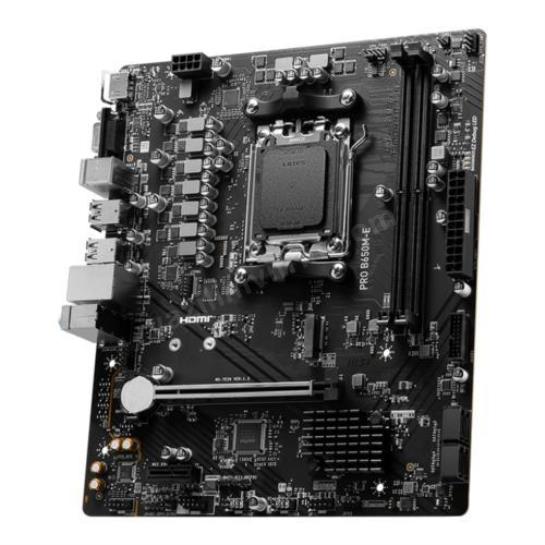 MSI PRO B650M-E DRR5 6800MHZ(OC) AM5 HDMI VGA mATX Res2