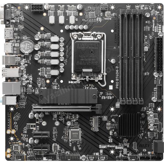 MSI PRO B760M-P DDR5 6800MHz(OC) M.2 HDMI mATX 1700p Res2