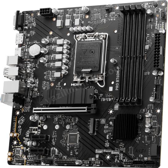 MSI PRO B760M-P DDR5 6800MHz(OC) M.2 HDMI mATX 1700p Res4