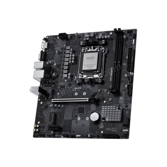 MSI PRO B840M-B AM5 DDR5 8000MHZ(OC) HDMI VGA 2X M.2 USB 5 GBS 2.5G LAN MATX Res2