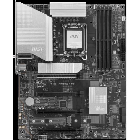 MSI PRO B860-P WIFI SOKET 1851 DDR5 8600MHZ(OC) 3xM.2 1x TB4 HDMI DISPLAY 5G LAN WIFI 7 ATX Res2