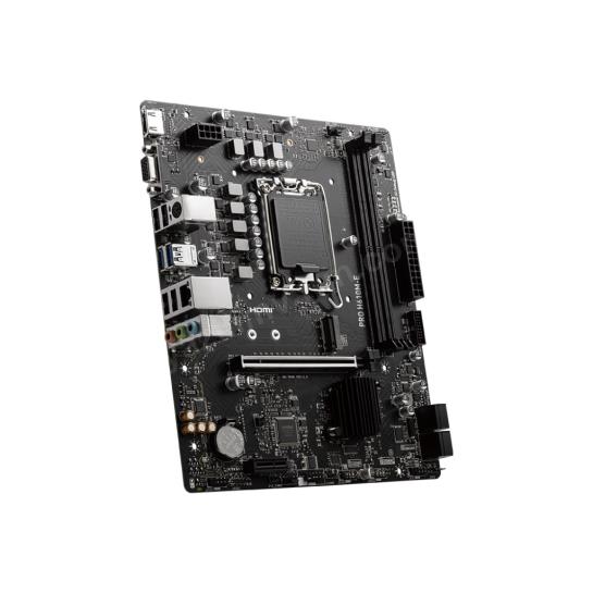 MSI PRO H610M-E DDR5 5600MHZ(OC) HDMI VGA M.2 mATX 1700P Res2