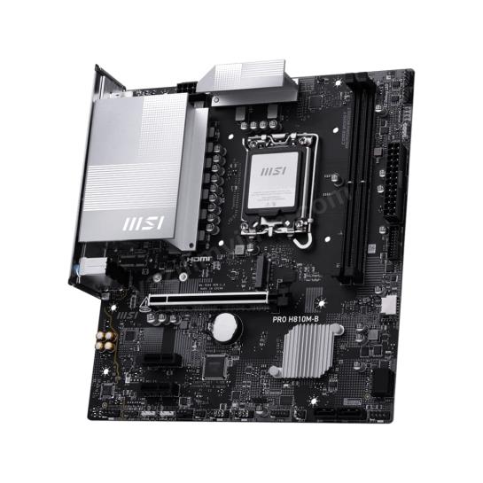 MSI PRO H810M-B DDR5 6400MHz (OC) M.2 mATX 1851P Res4