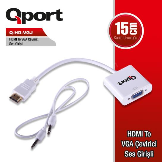 qport q-hd-vgj hvj hdmı to vga çevirici ürün fotoğrafı qport q-hd-vgj hvj hdmı to vga çevirici resmi, qport q-hd-vgj hvj hdmı to vga çevirici fotoğrafı