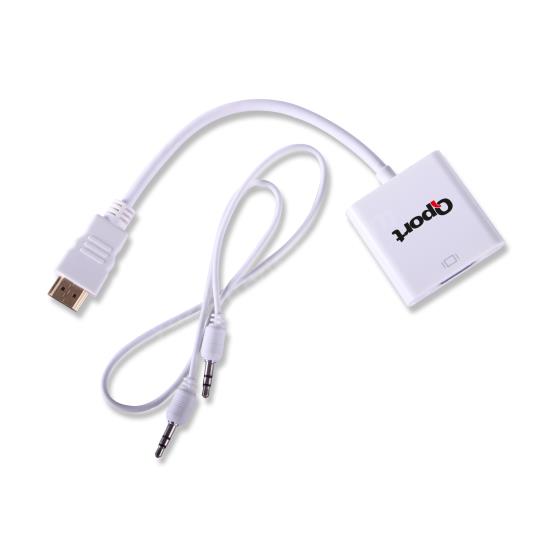 QPORT Q-HD-VGJ HVJ HDMI TO VGA ÇEVİRİCİ Res2