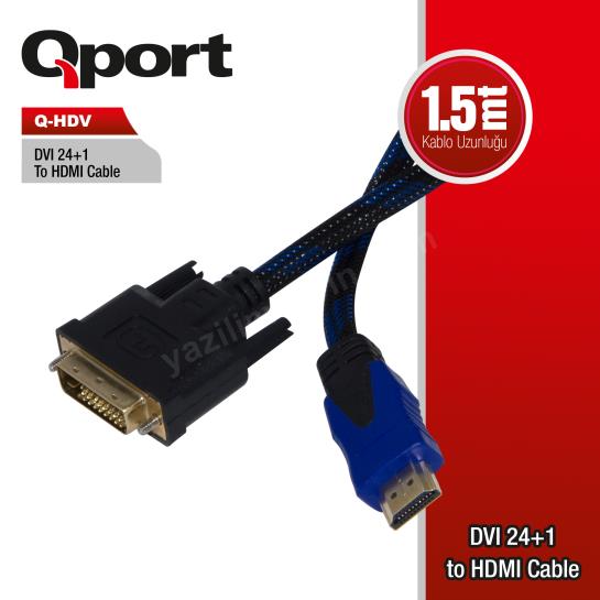 qport q-hdv dvı to hdmı 24+1 converter çevirici ürün fotoğrafı qport q-hdv dvı to hdmı 24+1 converter çevirici resmi, qport q-hdv dvı to hdmı 24+1 converter çevirici fotoğrafı