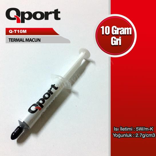 qport q-t10m 10gram 5w/m-k 2.7/cm3 termal macun ürün fotoğrafı qport q-t10m 10gram 5w/m-k 2.7/cm3 termal macun resmi, qport q-t10m 10gram 5w/m-k 2.7/cm3 termal macun fotoğrafı