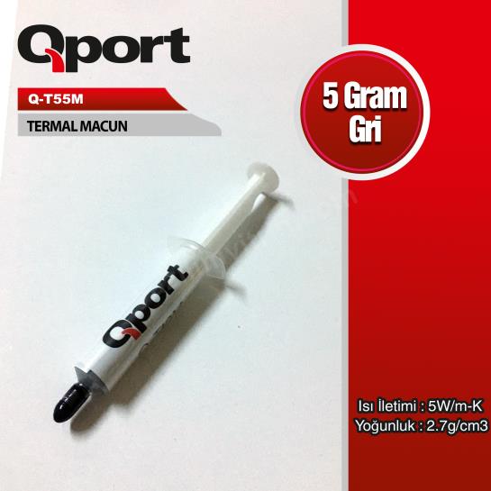 qport q-t55m 5gram 5w/m-k 2.7/cm3 termal macun ürün fotoğrafı qport q-t55m 5gram 5w/m-k 2.7/cm3 termal macun resmi, qport q-t55m 5gram 5w/m-k 2.7/cm3 termal macun fotoğrafı