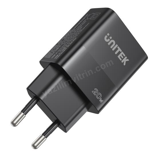 unıtek 20w hızlı şarj adaptörü 1*usb-c (p1124abk-eu) ürün fotoğrafı unıtek 20w hızlı şarj adaptörü 1*usb-c (p1124abk-eu) resmi, unıtek 20w hızlı şarj adaptörü 1*usb-c (p1124abk-eu) fotoğrafı