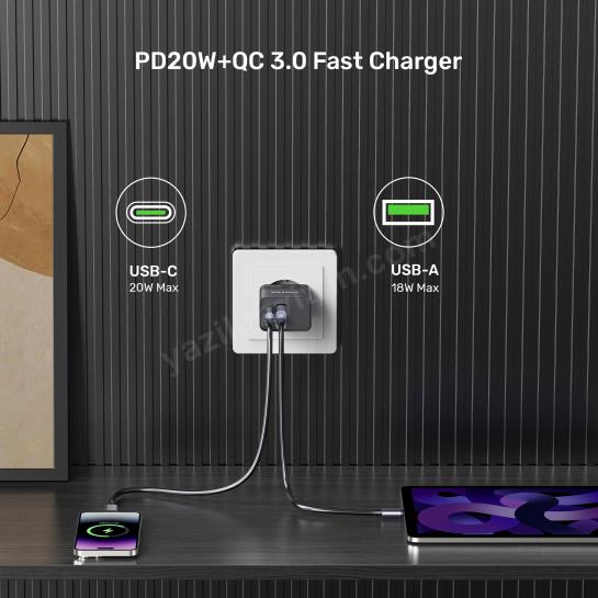UNITEK 20W HIZLI ŞARJ ADAPTÖRÜ 1*USB-C (P1124ABK-EU) Res5