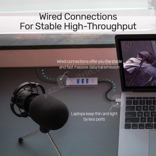 UNITEK 4-IN-1 ETHERNET HUB (Y-3088B) Res7