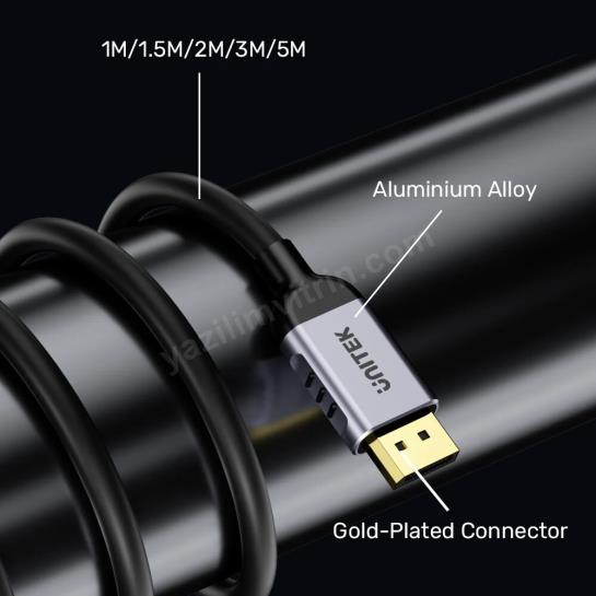 UNITEK 8K 1.4 DISPLAYPORT KABLO 1M (C1628GY01-1M) Res7