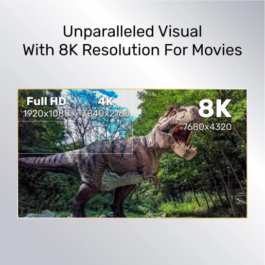 UNITEK 8K ULTRA YUKSEK HIZLI HDMI KABLO 2M (C138W) Res4