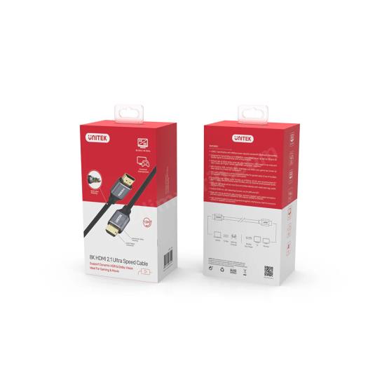 UNITEK 8K ULTRA YUKSEK HIZLI HDMI KABLO 2M (C138W) Res9