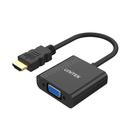 unıtek hdmı to vga ses destekli 1080p (y-6333) ürün fotoğrafı unıtek hdmı to vga ses destekli 1080p (y-6333) resmi, unıtek hdmı to vga ses destekli 1080p (y-6333) fotoğrafı