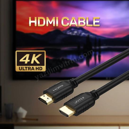UNITEK HDMI2.0 KABLO 10MT 4K&60Hz (C11079BK-10M) Res5