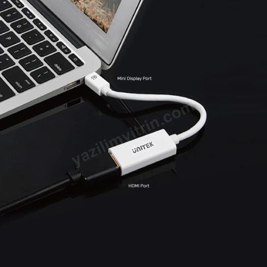 UNITEK MINIDISPLAY PORT TO HDMI 4K ADAPTÖR(Y-6331) Res2