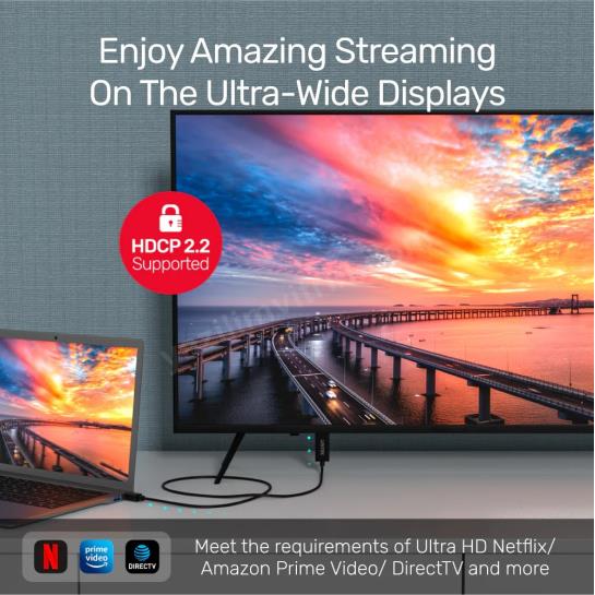 UNITEK MINIDISPLAY TO HDMI 4K&30Hz 2 MT (V1152A) Res2