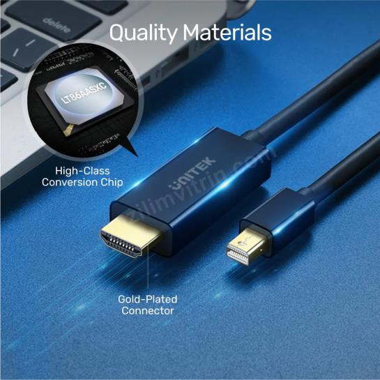 UNITEK MINIDISPLAY TO HDMI 4K&30Hz 2 MT (V1152A) Res9