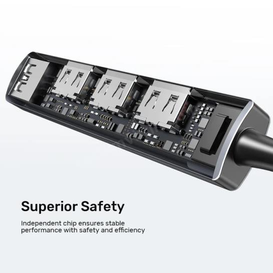 UNITEK TYPE-C TO 4 PORT USB (USB3.0+USB2.0) H1208B Res10