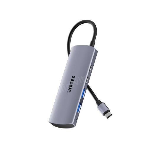 unıtek uhub q4 4-ın-1 10gbps usb-c hub (h1112dgy01) ürün fotoğrafı unıtek uhub q4 4-ın-1 10gbps usb-c hub (h1112dgy01) resmi, unıtek uhub q4 4-ın-1 10gbps usb-c hub (h1112dgy01) fotoğrafı