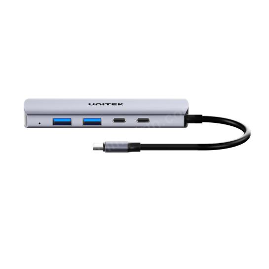 UNITEK UHUB Q4 4-IN-1 10GBPS USB-C HUB (H1112DGY01) Res2