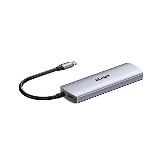 UNITEK UHUB Q4 4-IN-1 10GBPS USB-C HUB (H1112DGY01) Res5
