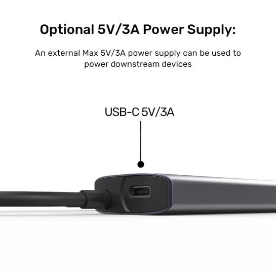UNITEK UHUB Q4 4-IN-1 10GBPS USB-C HUB (H1112DGY01) Res9