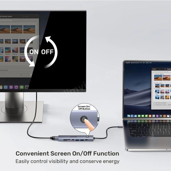 UNITEK UHUB S7 PRO 7-IN-1 5GBPS USB-C HUB (H1124AGY01) Res8