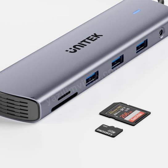 UNITEK UHUB U11+ 11-IN-1 USB-C HUB (D1113BGY01) Res9