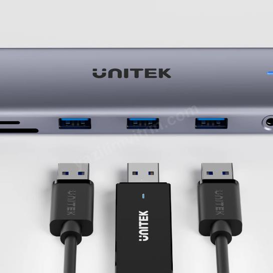 UNITEK UHUB U11+ 11-IN-1 USB-C HUB (D1113BGY01) Res10