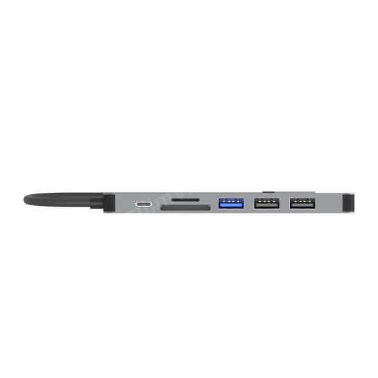 UNITEK USB-C 7in1 UNIVERSAL DOCK STATION (H1118A) Res3