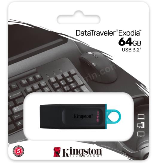 64GB USB3.2 Gen1 DTX/64GB Exodia KINGSTON Res2