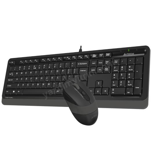 A4 TECH F1010 Q USB GRİ TR MM KLAVYE+OPTİK MOUSE Res2