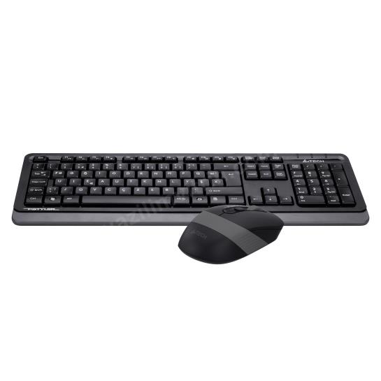 A4 TECH FG1010 F USB GRİ KLAVYE+MOUSE KABLOSUZ SET Res3