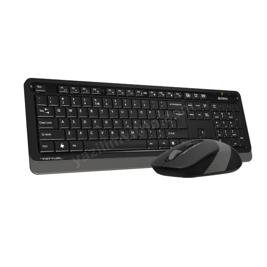 A4 TECH FG1010 Q 2.4 GHZ USB GRİ KLAVYE+MOUSE KABLOSUZ SET Res2