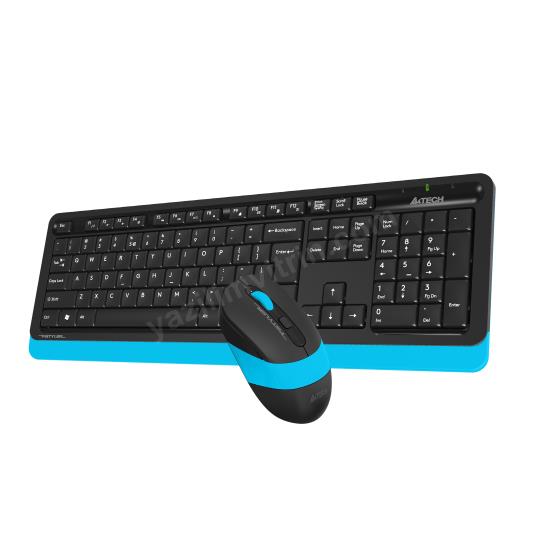 A4 TECH FG1010 Q 2.4 GHZ USB MAVİ KLAVYE+MOUSE KABLOSUZ SET Res3