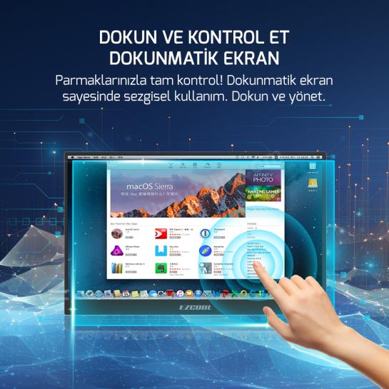 EZCOOL LITE E15T 15,6’’ TOUCH 60HZ FHD PORTABLE Res2