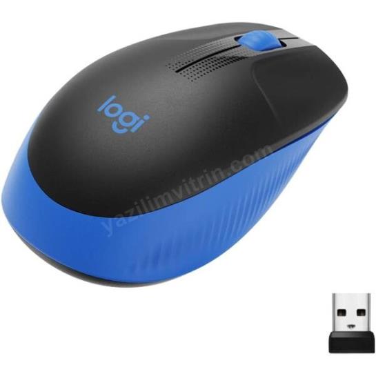 LOGITECH M191 KABLOSUZ MOUSE MAVİ 910-005909 Res2