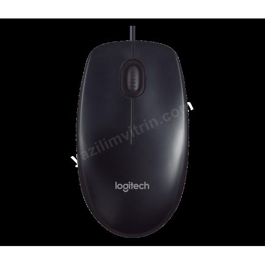 LOGITECH M90 MOUSE USB KABLOLU SİYAH 910-001793 Res2