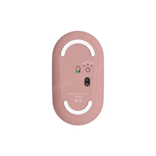 LOGITECH PEBBLE M350S PEMBE KABLOSUZ SESSİZ MOUSE 910-007014 Res3
