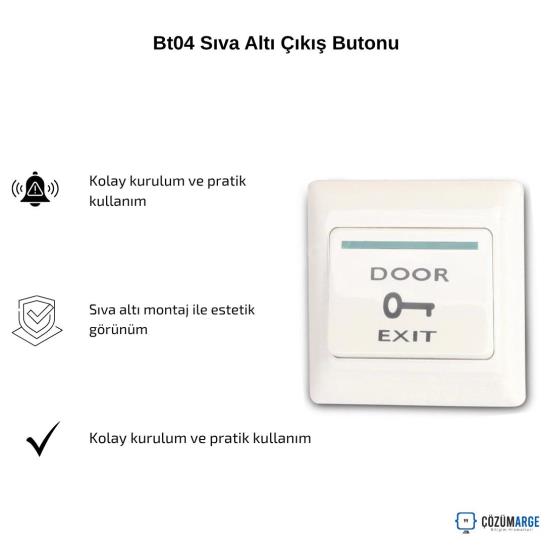 Bt04 Sıva Altı Çıkış Butonu Bt04 Sıva Altı Çıkış Butonu