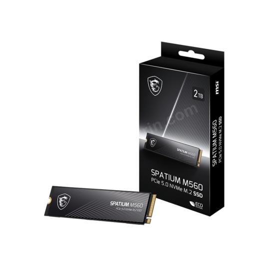 2tb msı spatıum m560 pcıe 5.0 nvme m2 10300/8700mb/s ürün fotoğrafı 2tb msı spatıum m560 pcıe 5.0 nvme m2 10300/8700mb/s resmi, 2tb msı spatıum m560 pcıe 5.0 nvme m2 10300/8700mb/s fotoğrafı