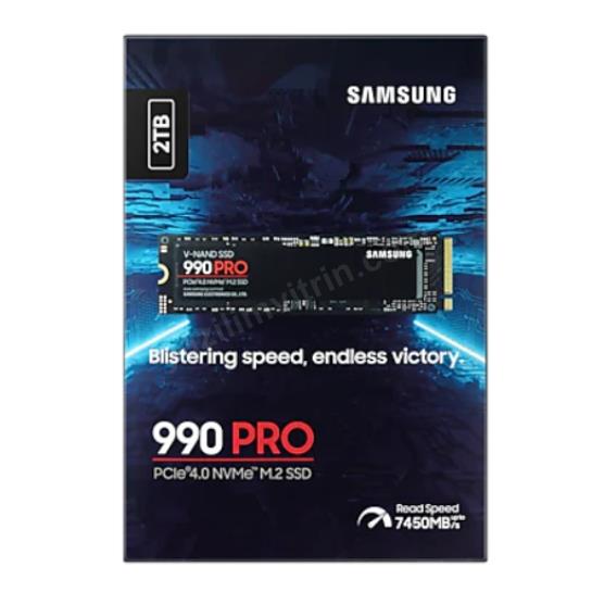 2TB SAMSUNG 990 PRO 7450/6900MB/s M.2 NVMe MZ-V9P2T0BW (Resmi Distribütör Garantili) Res2