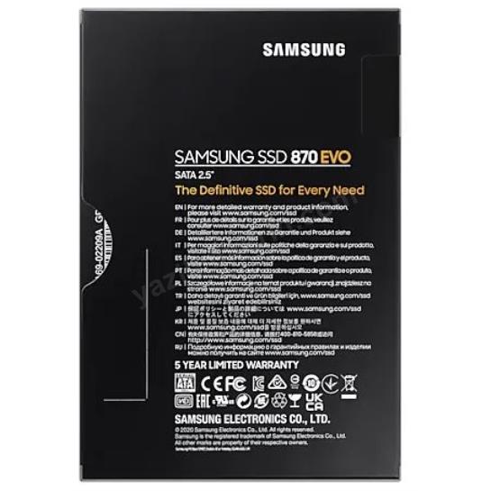 500GB SAMSUNG 870 560/530MB/s EVO MZ-77E500BW SSD (Resmi Distribütör Garantili) Res7