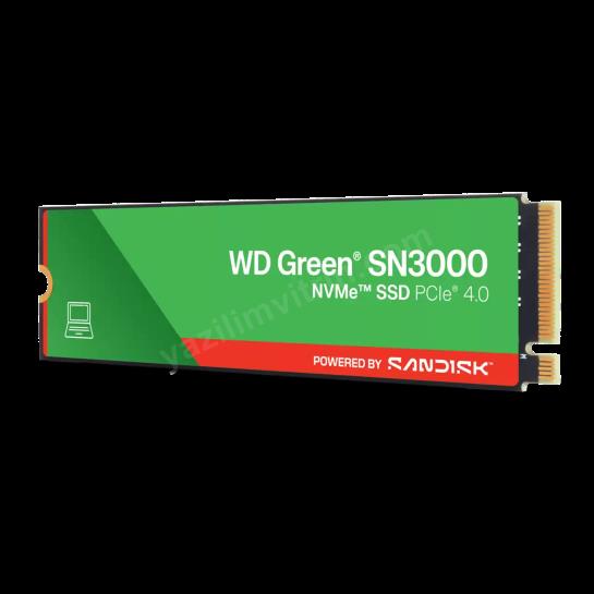 500GB WD GREEN M.2 NVMe SN3000 5000/4000MB/s WDS500G5G0E SSD Res2