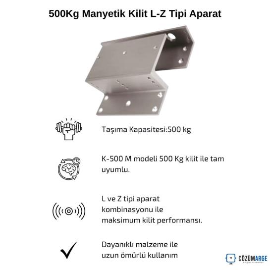 500Kg Manyetik Kilit L-Z Tipi Aparat 500Kg Manyetik Kilit L-Z Tipi Aparat